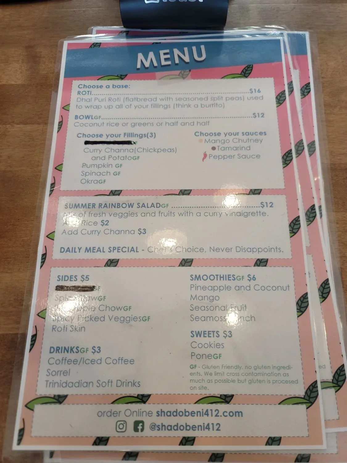 Menu 6