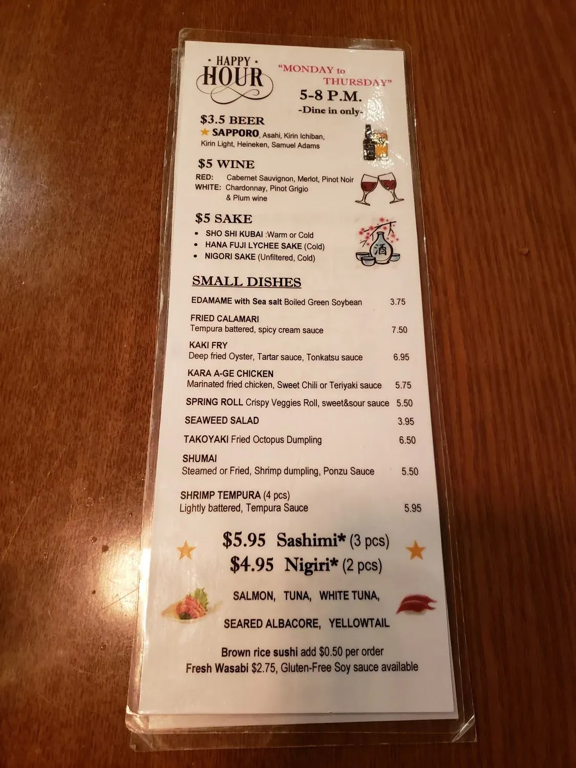 Menu 6