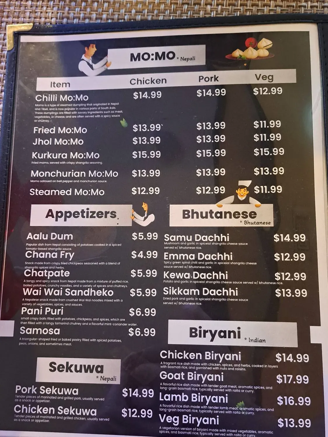 Menu 5