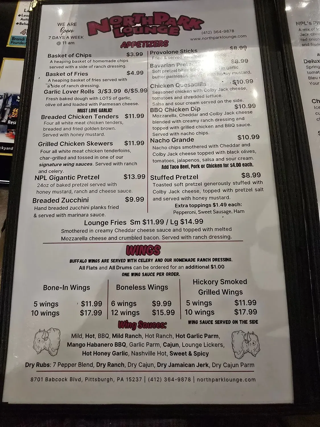 Menu 4