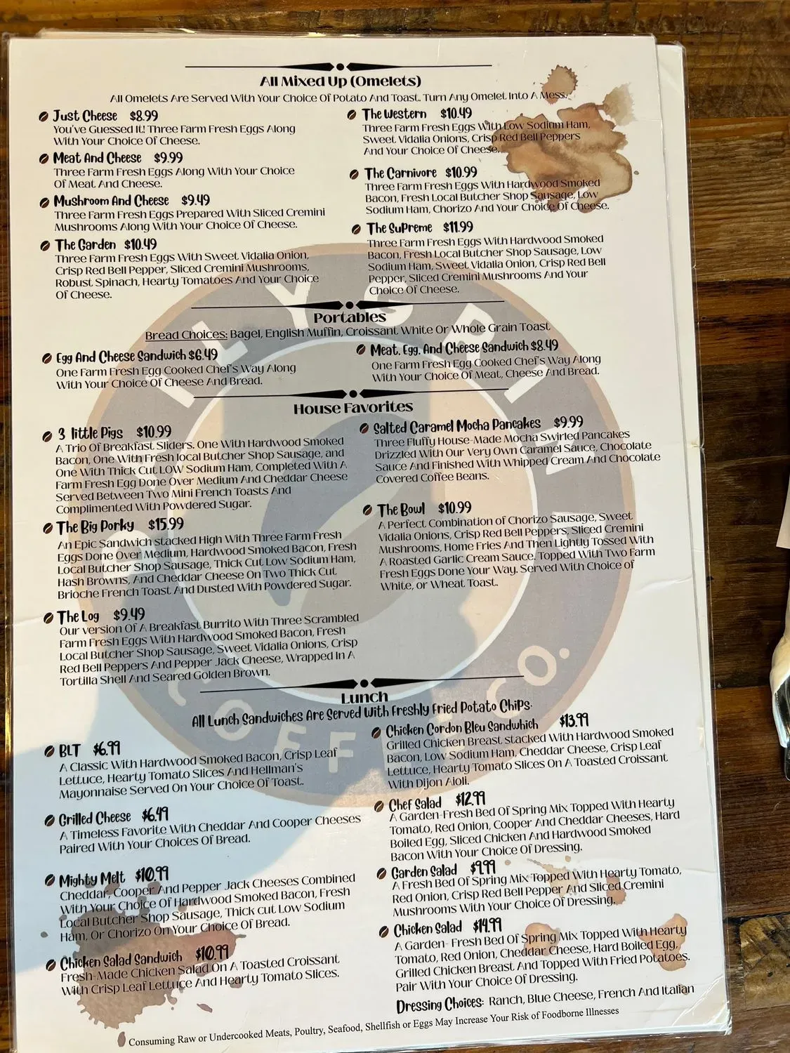 The Daily Grind Coffee Co Menu | Altoona, PA | Checkle