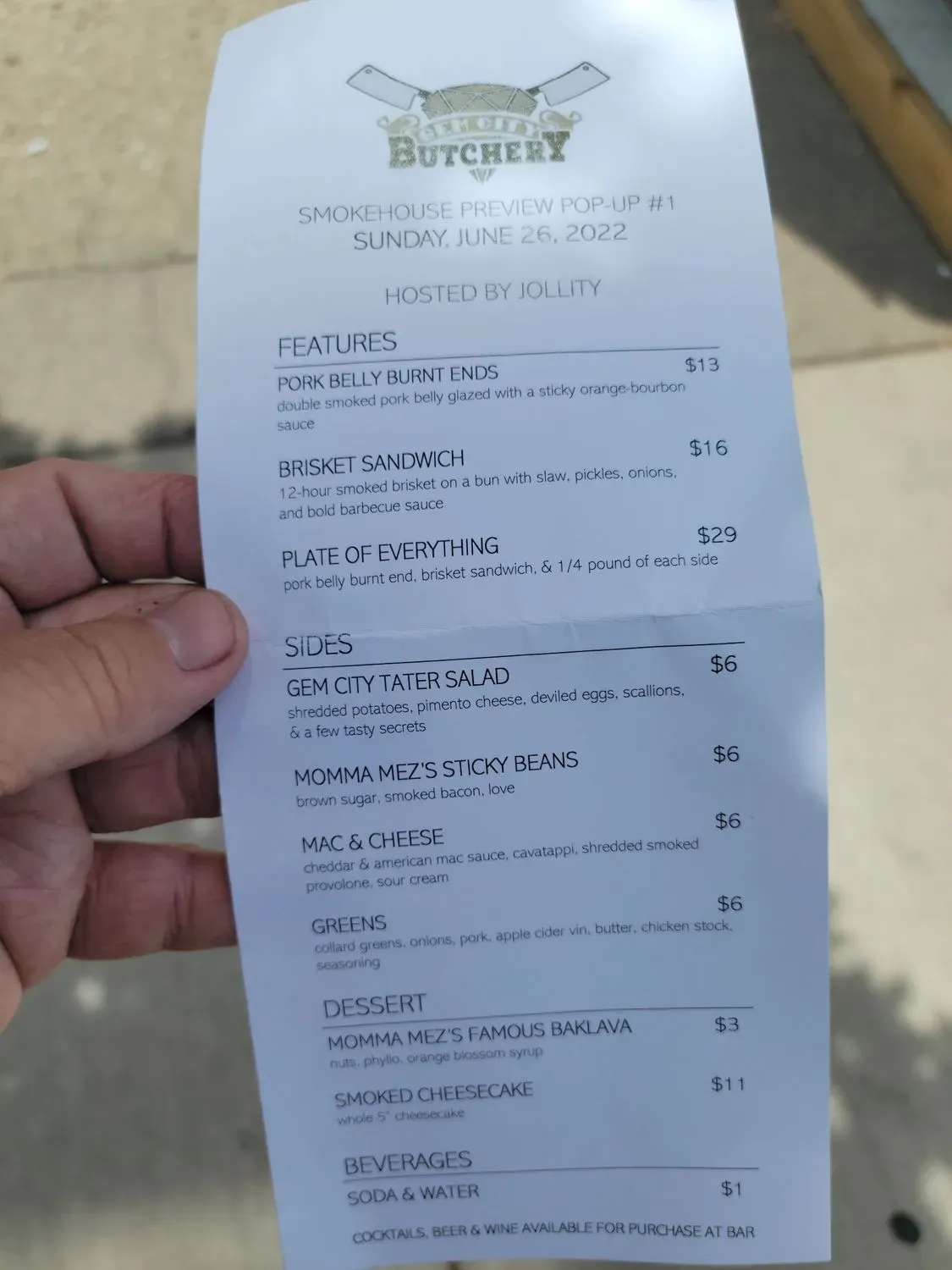 Menu 6