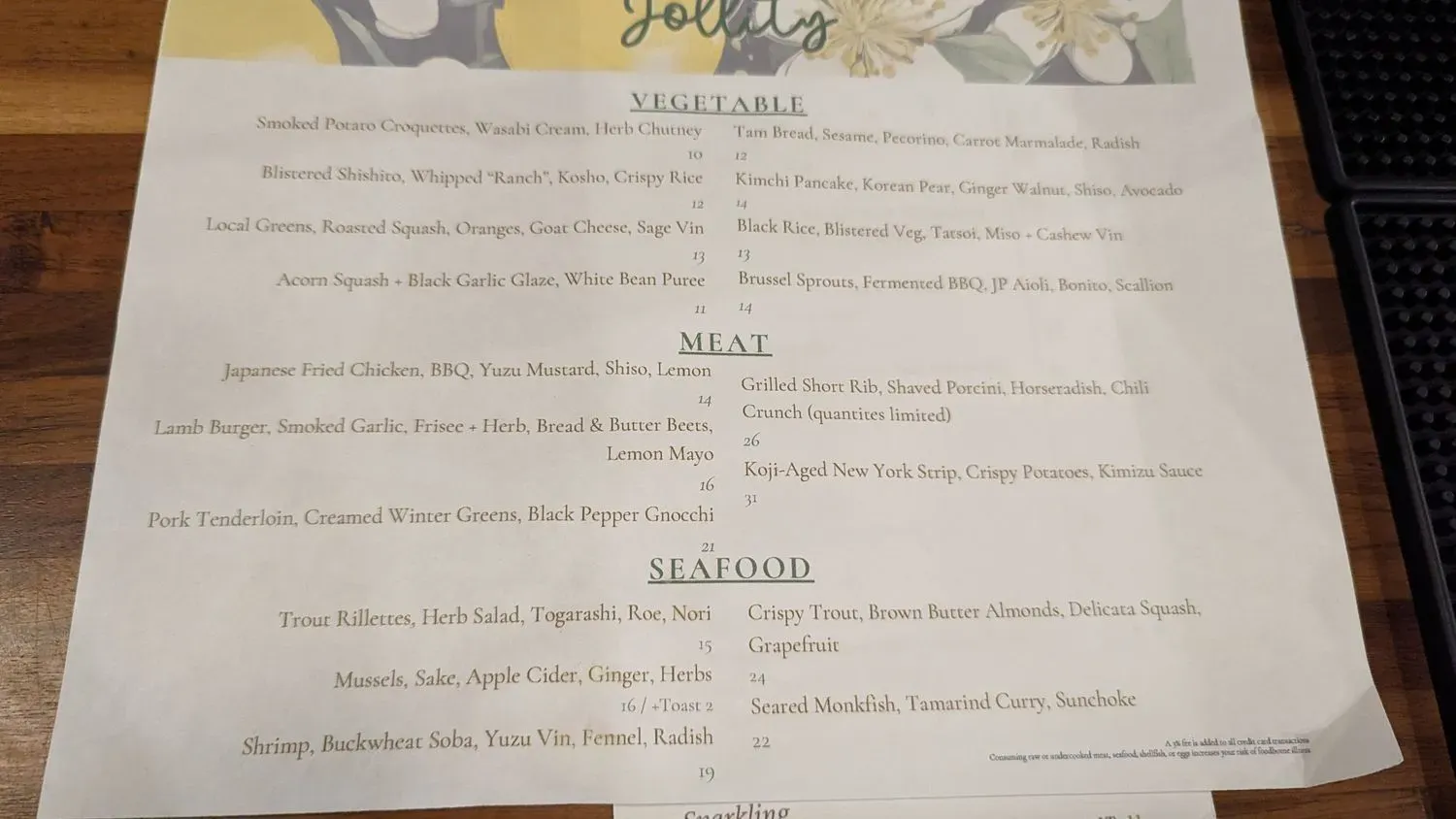 Menu 2