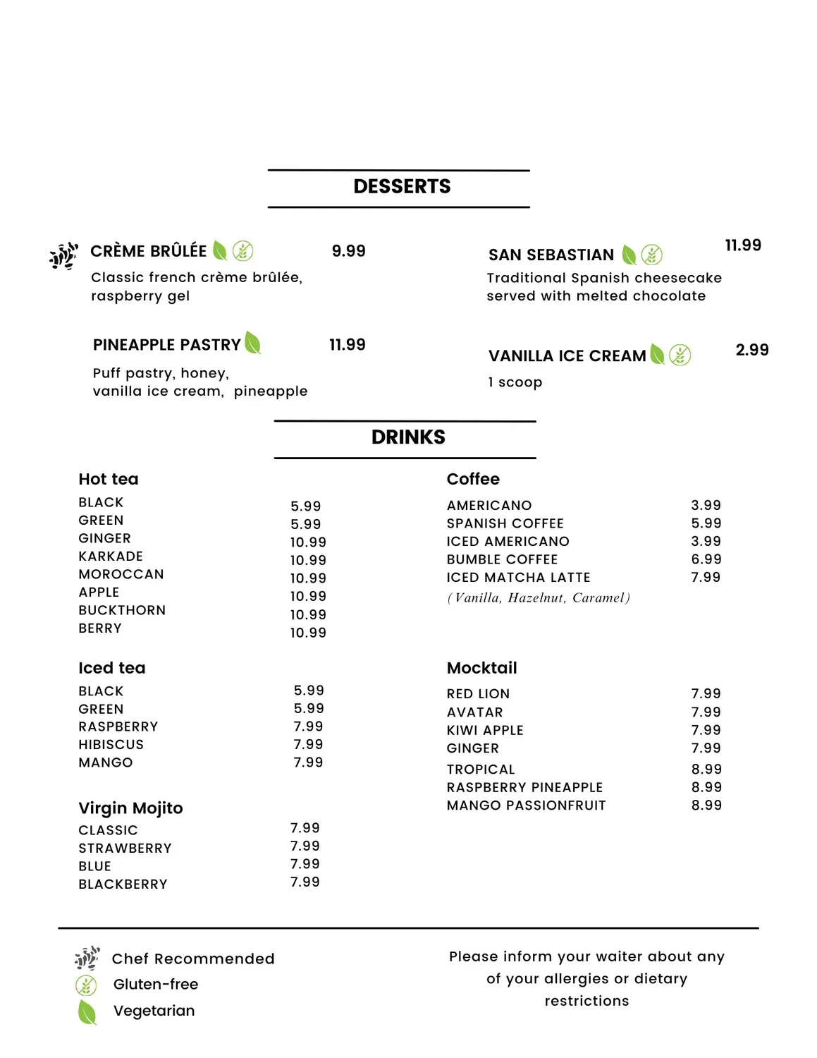 Menu 3