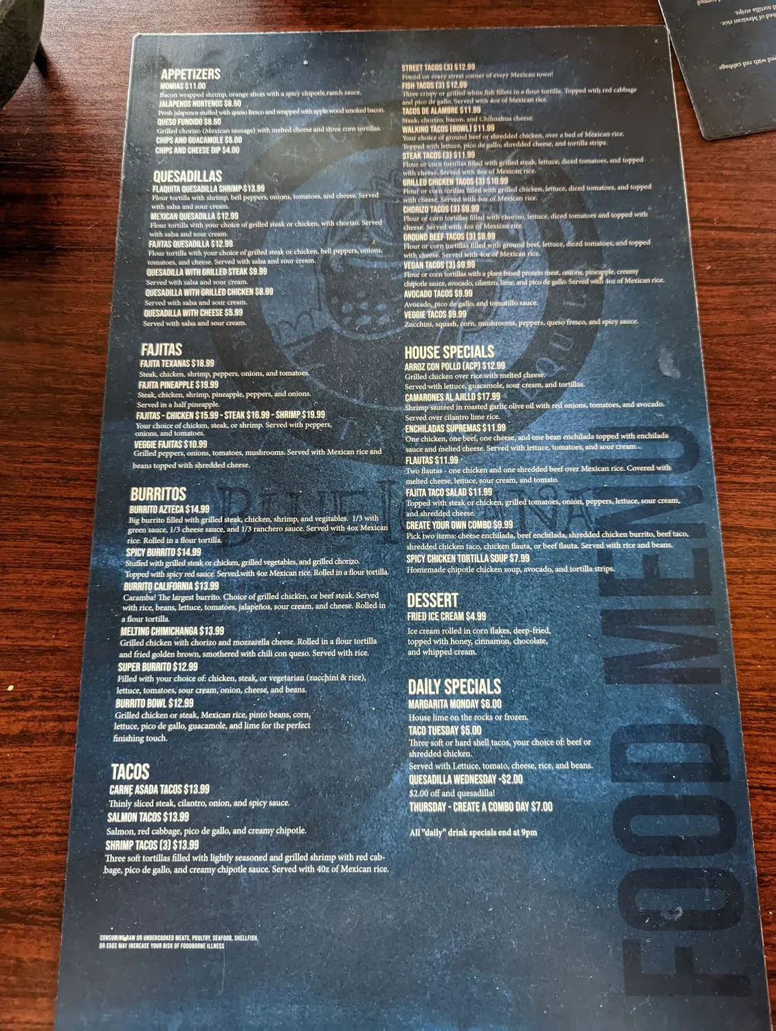 Menu 3