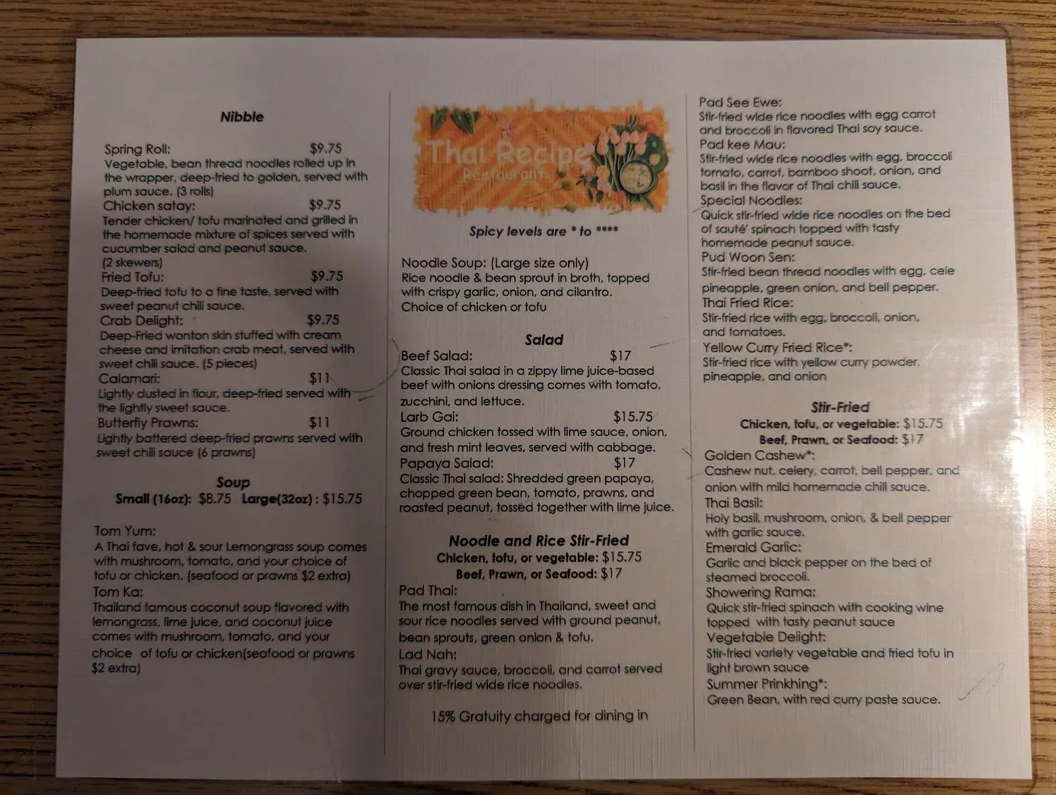 Menu 4