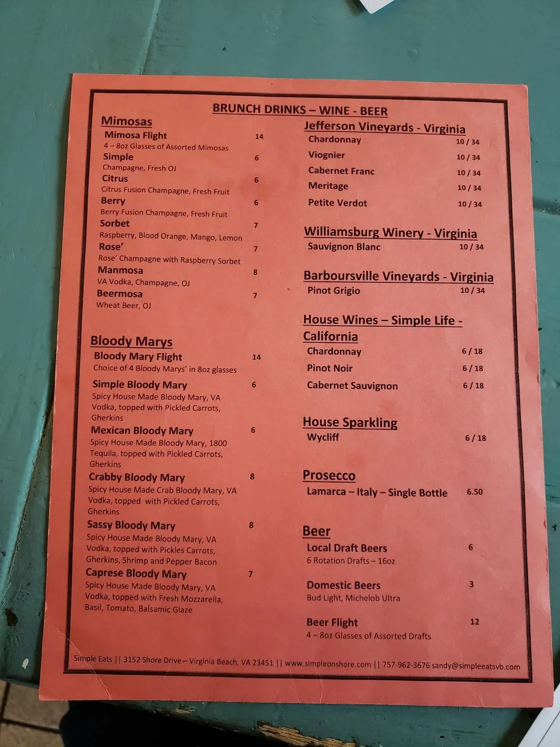 Menu 3