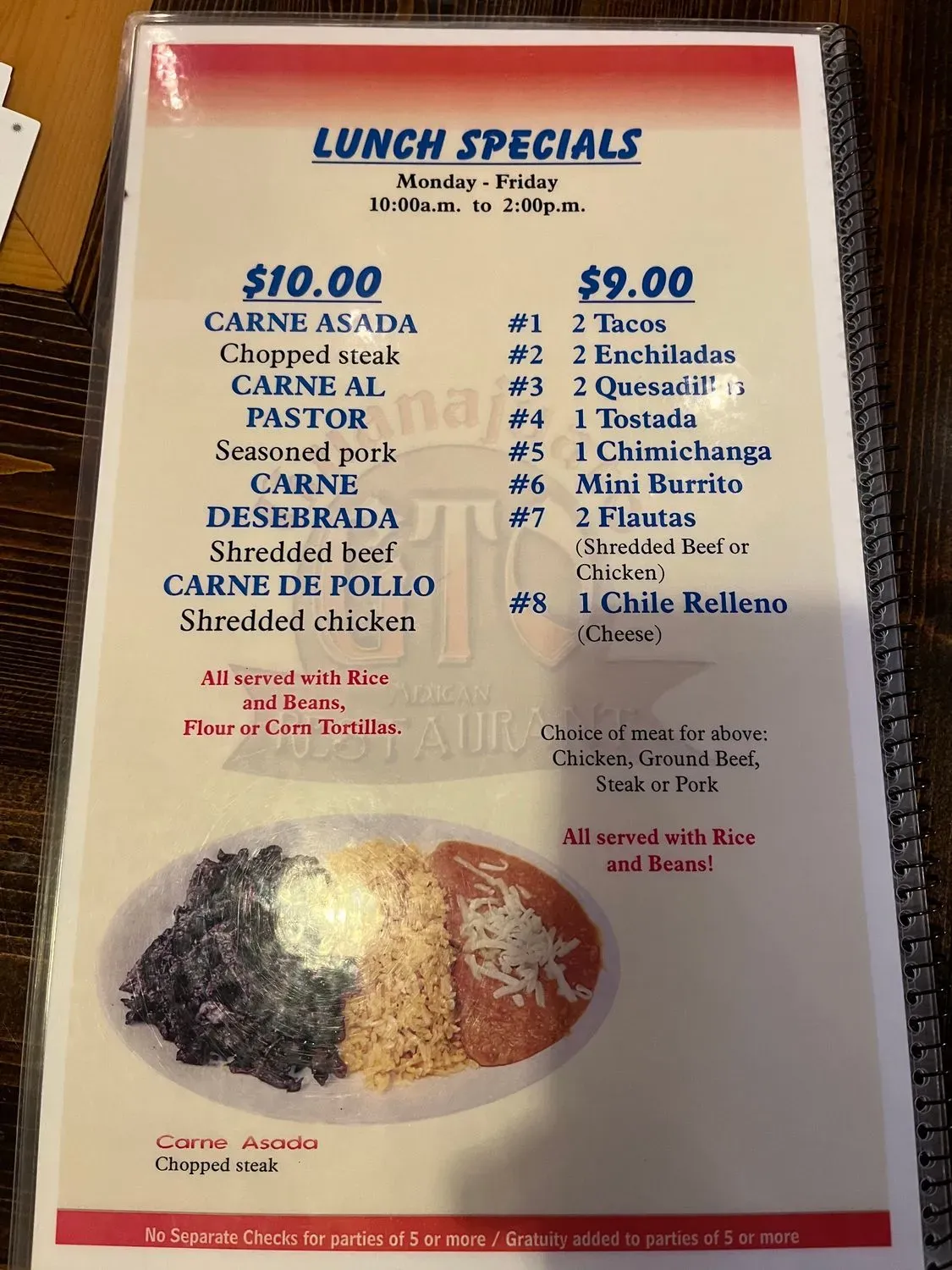 Menu 5