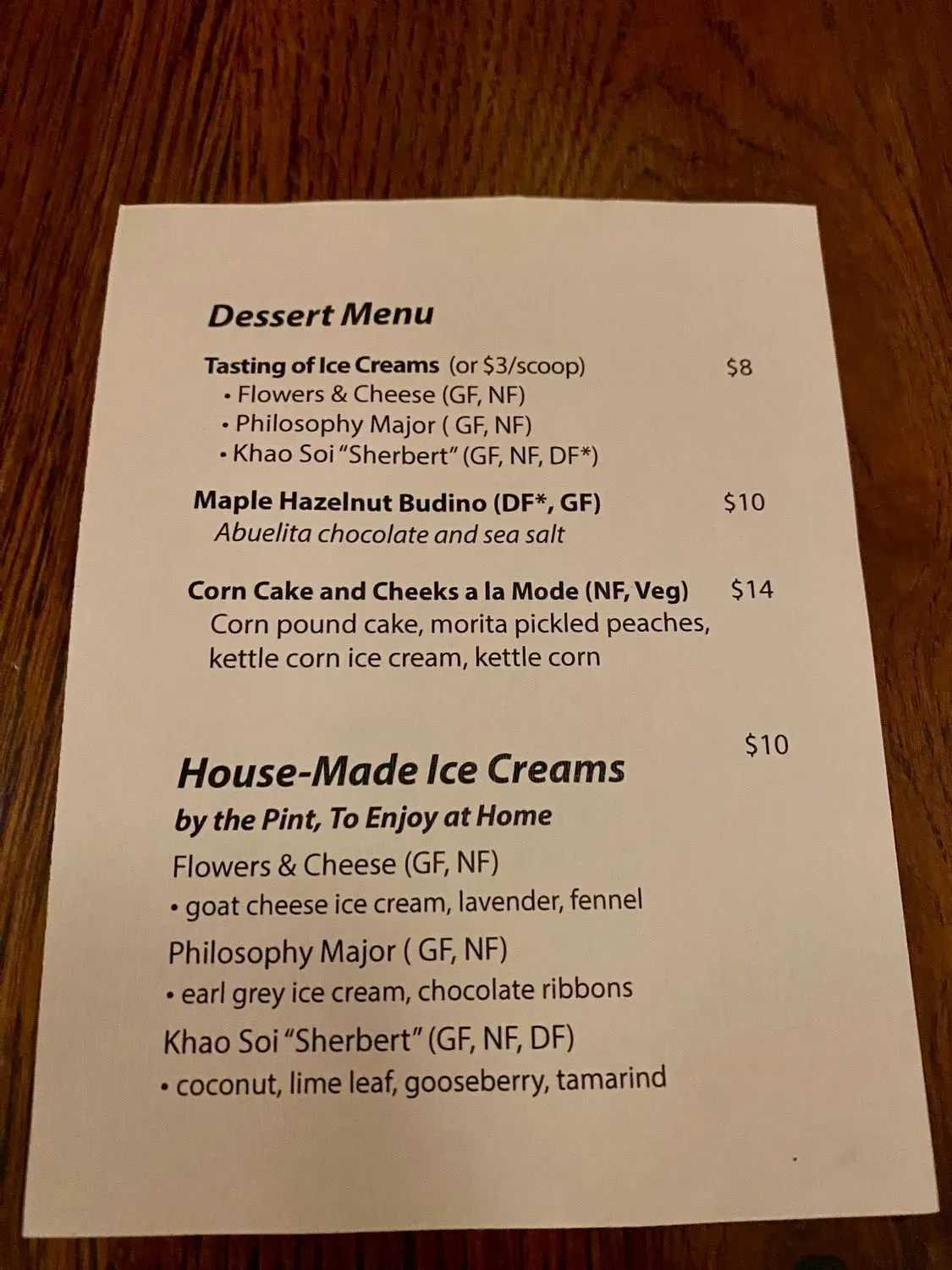 Menu 5