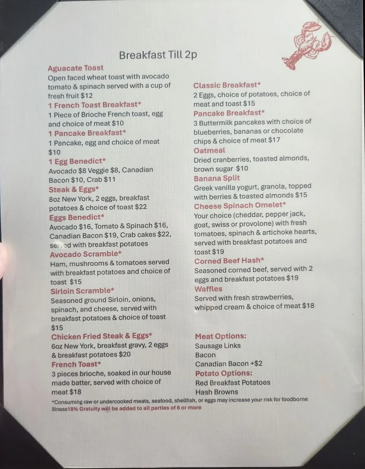 Menu 4