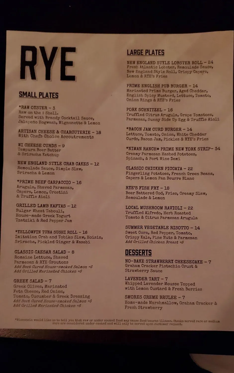 Menu 4