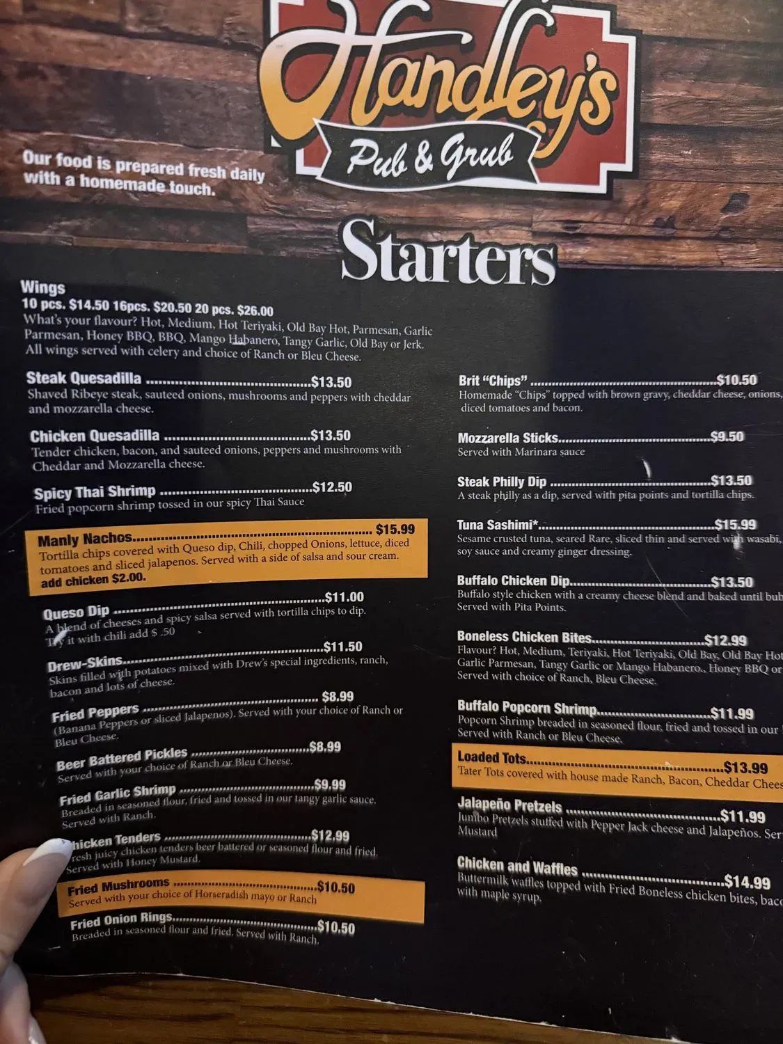 Menu 4