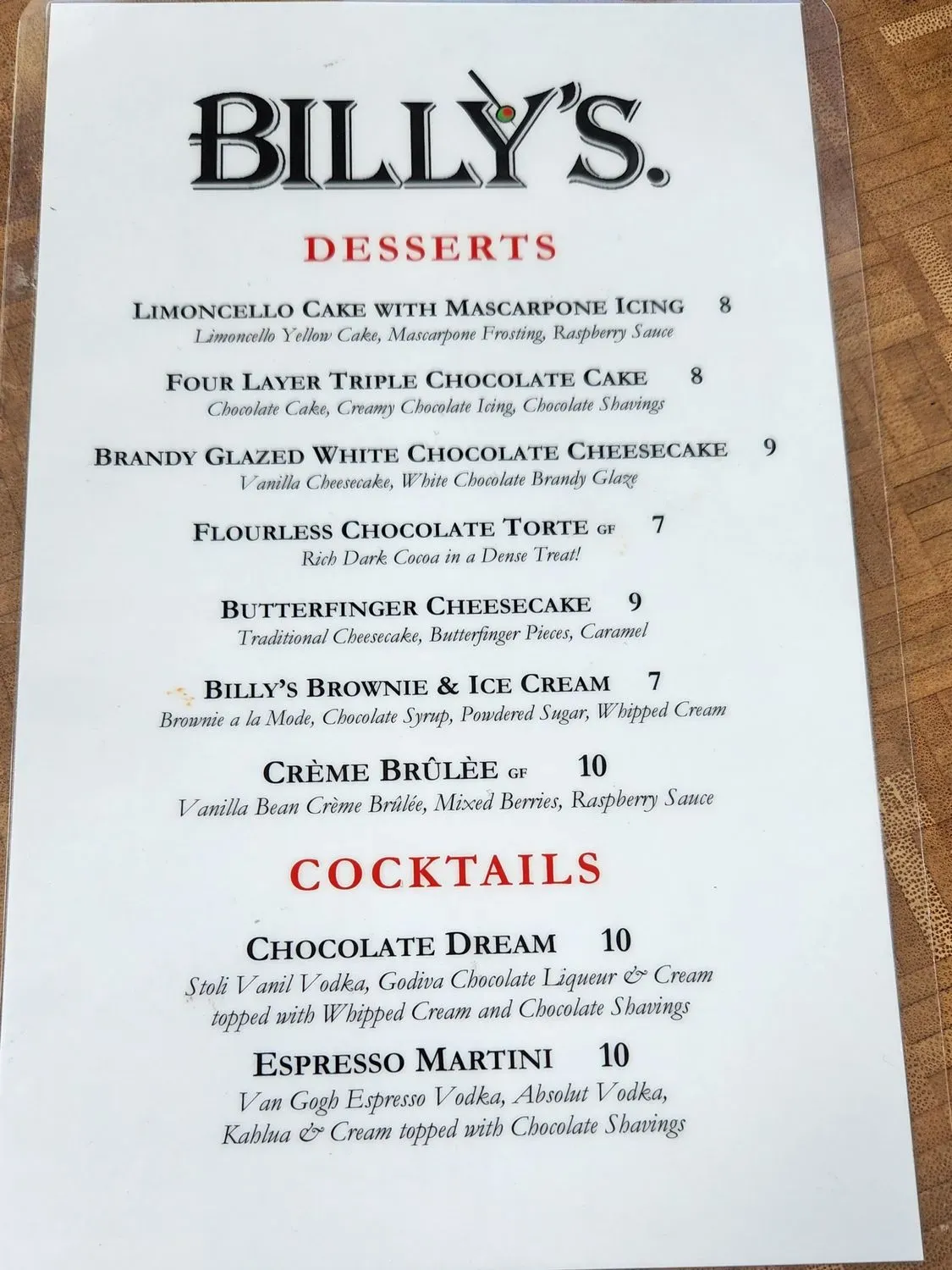 Menu 2