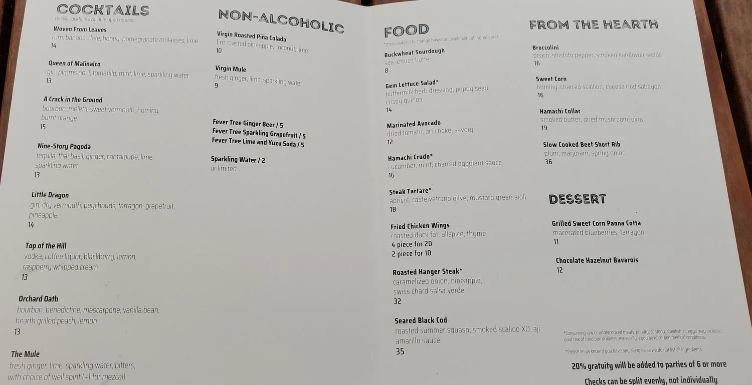 Menu 6