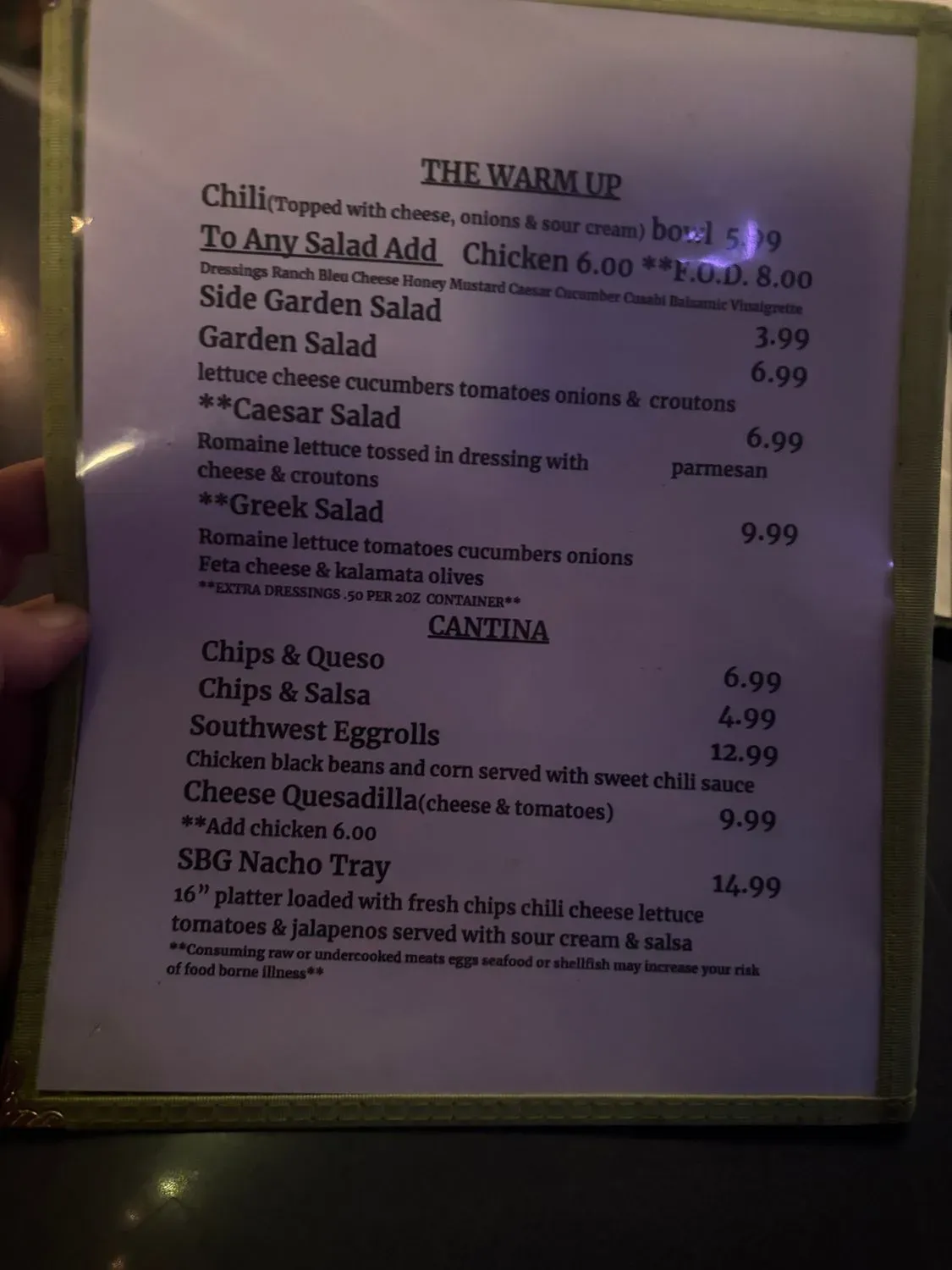 Menu 2