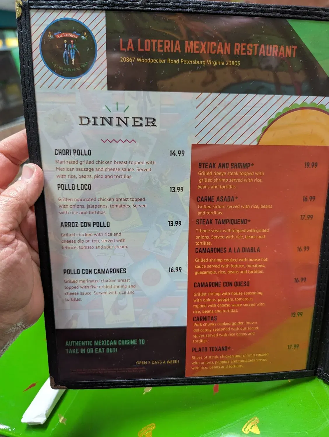 Menu 6