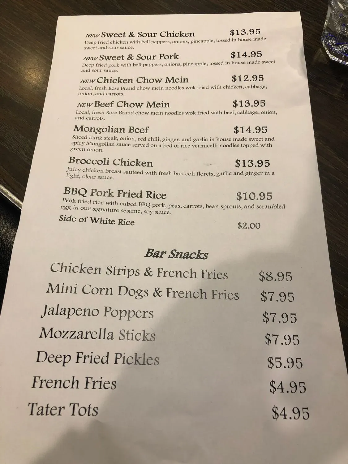 Menu 4