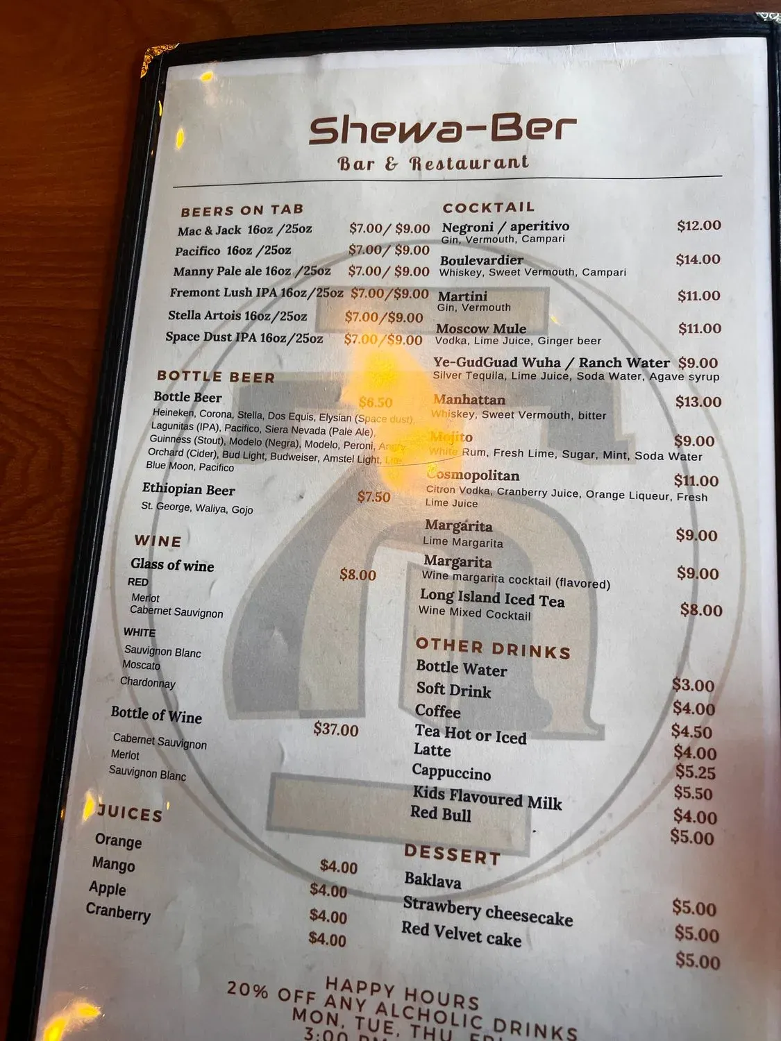 Menu 4