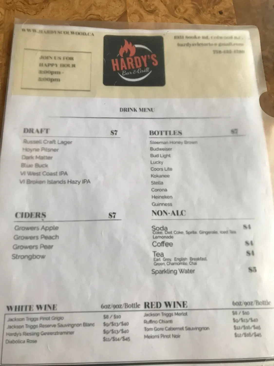 Menu 5