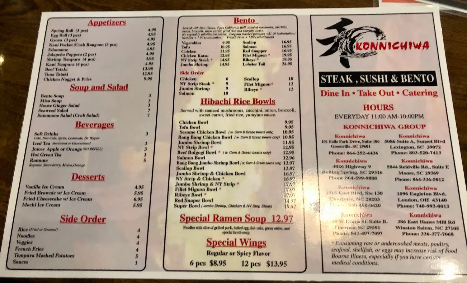 Menu 2