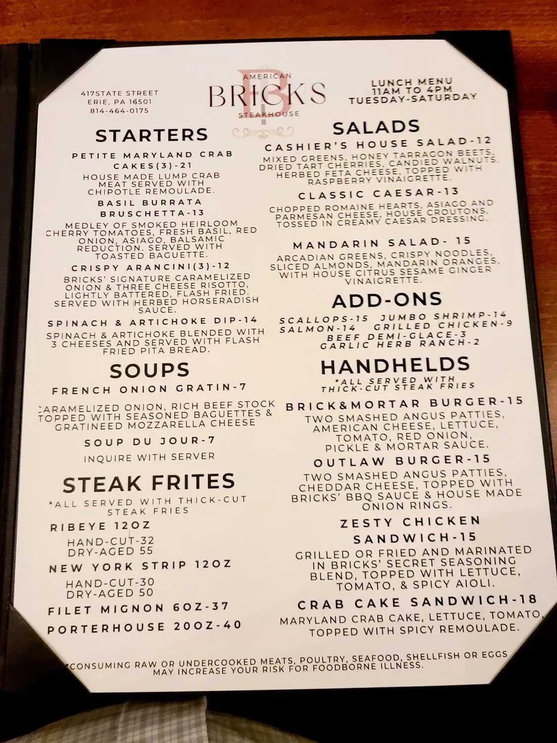 Menu 5