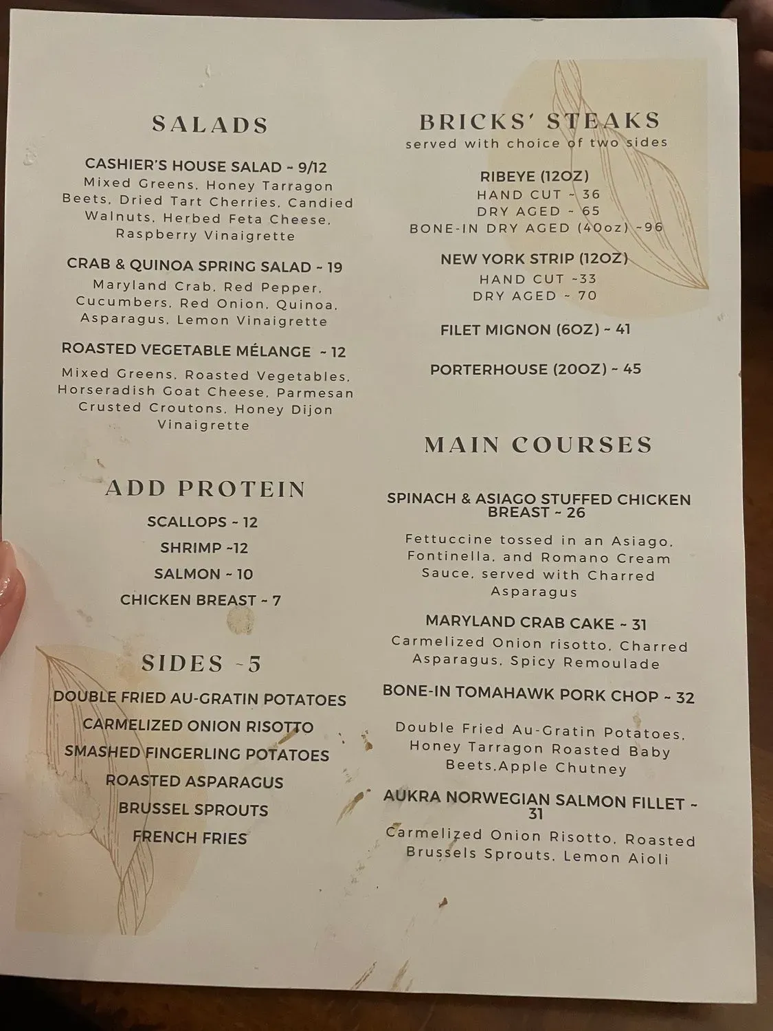 Menu 4