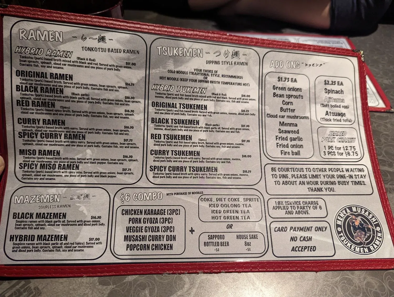 Menu 6