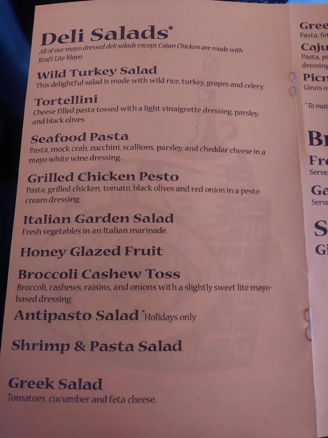 Menu 2