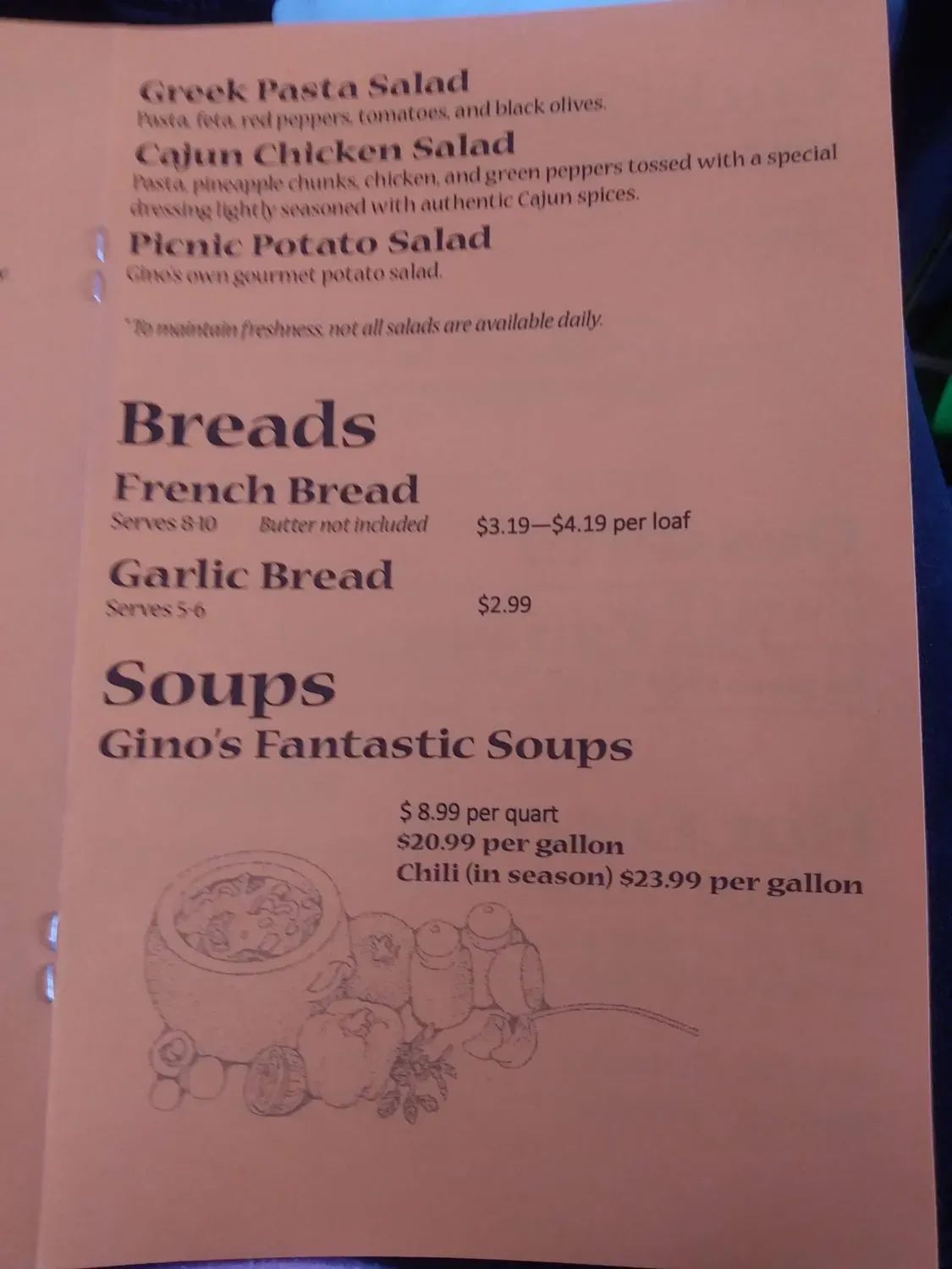 Menu 4