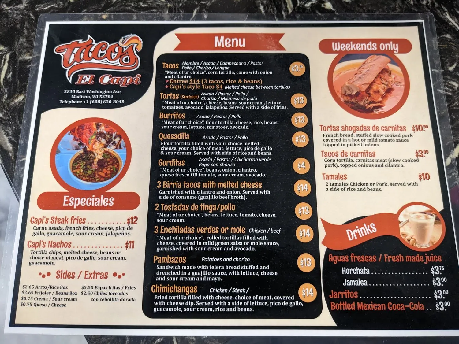 Menu 3