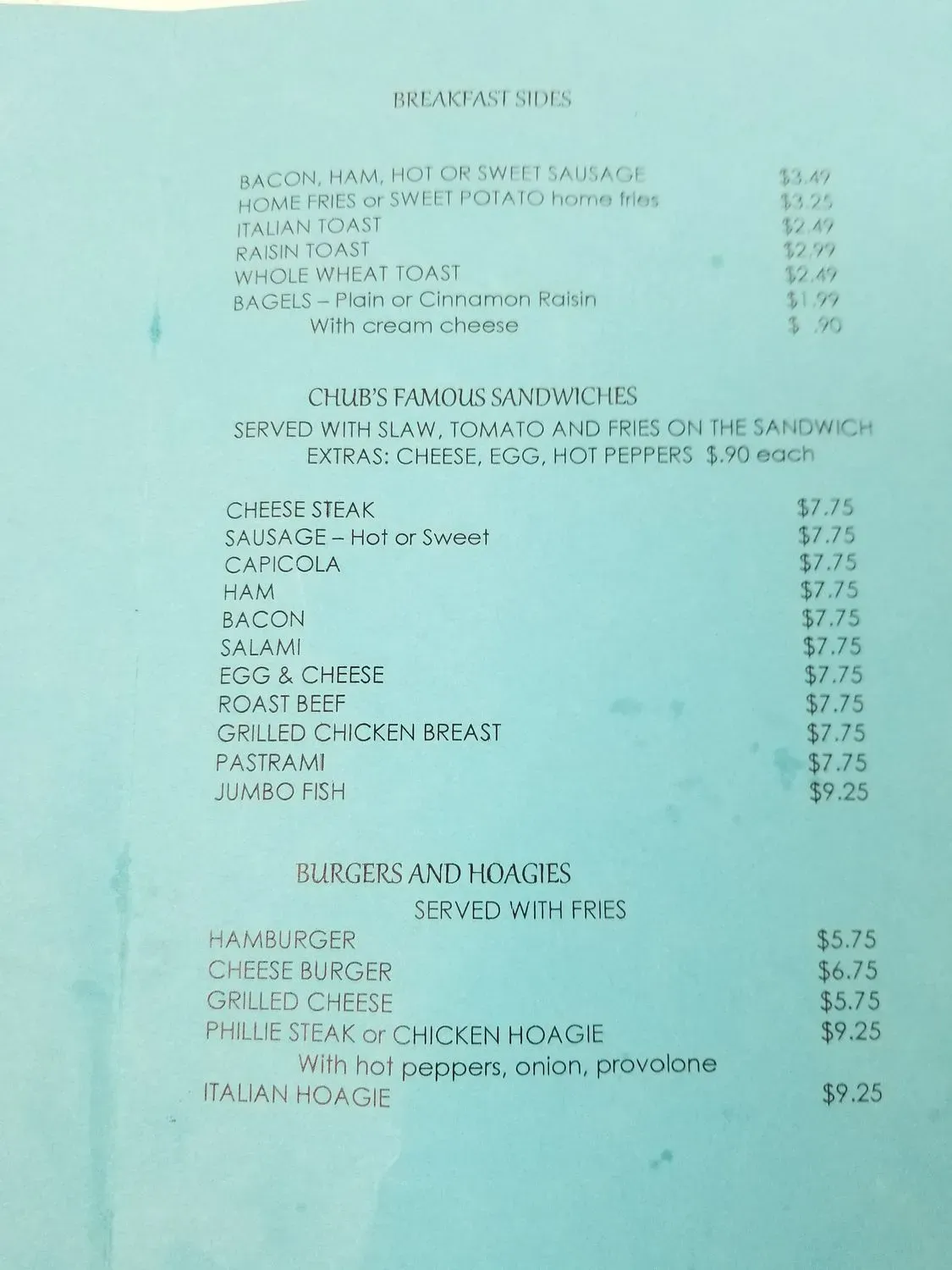 Menu 3