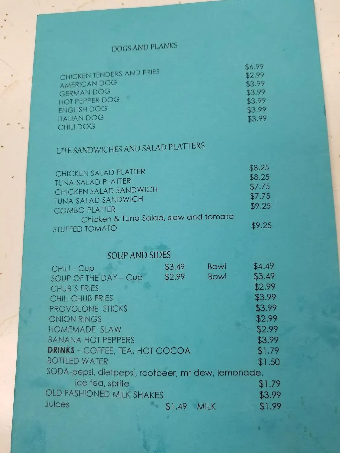 Menu 4