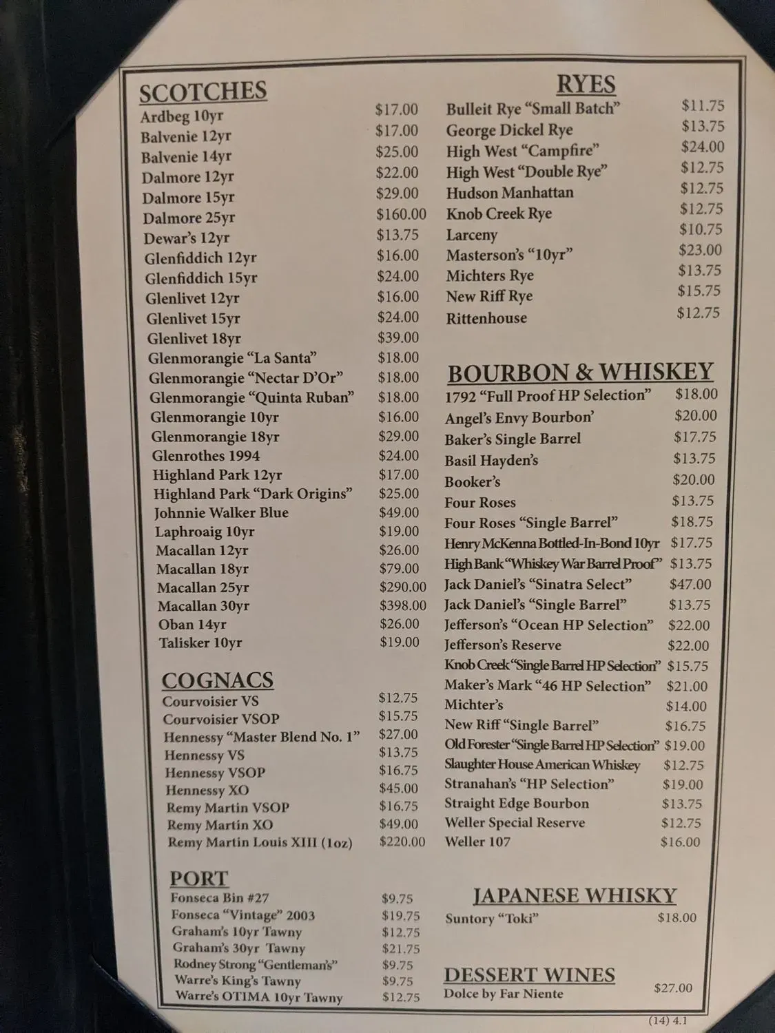 Menu 3