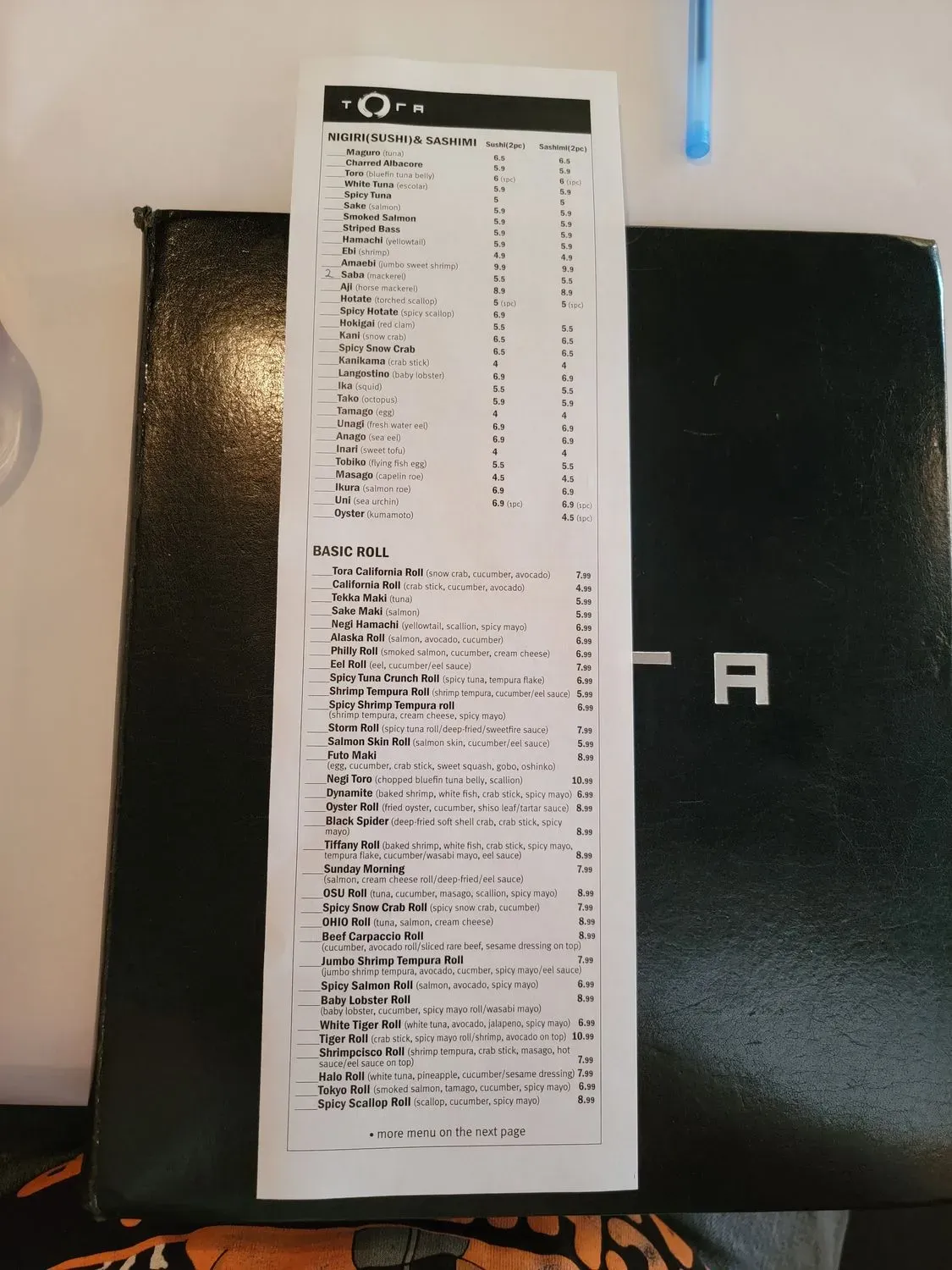 Menu 4