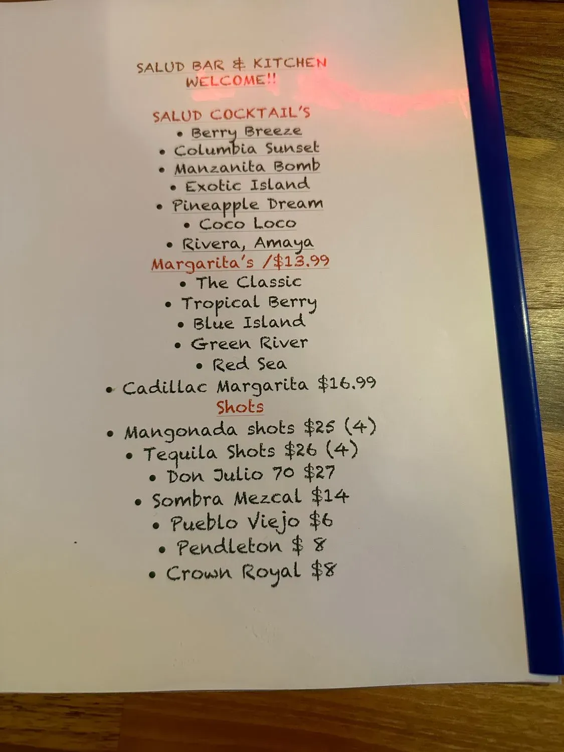 Menu 4