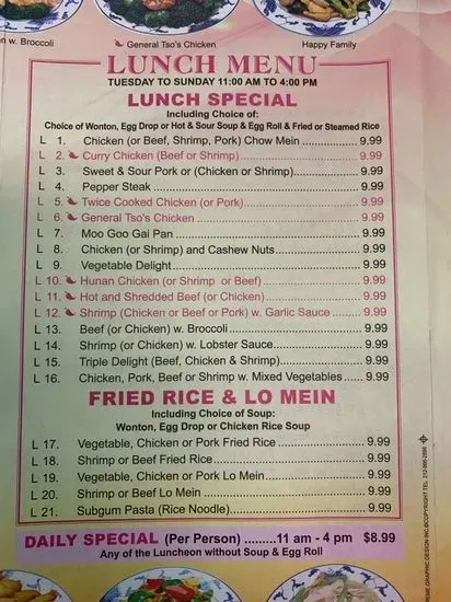 Menu 6