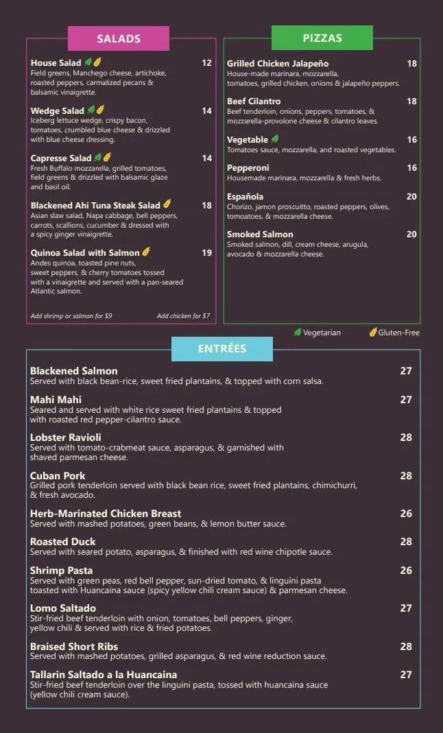 Menu 2