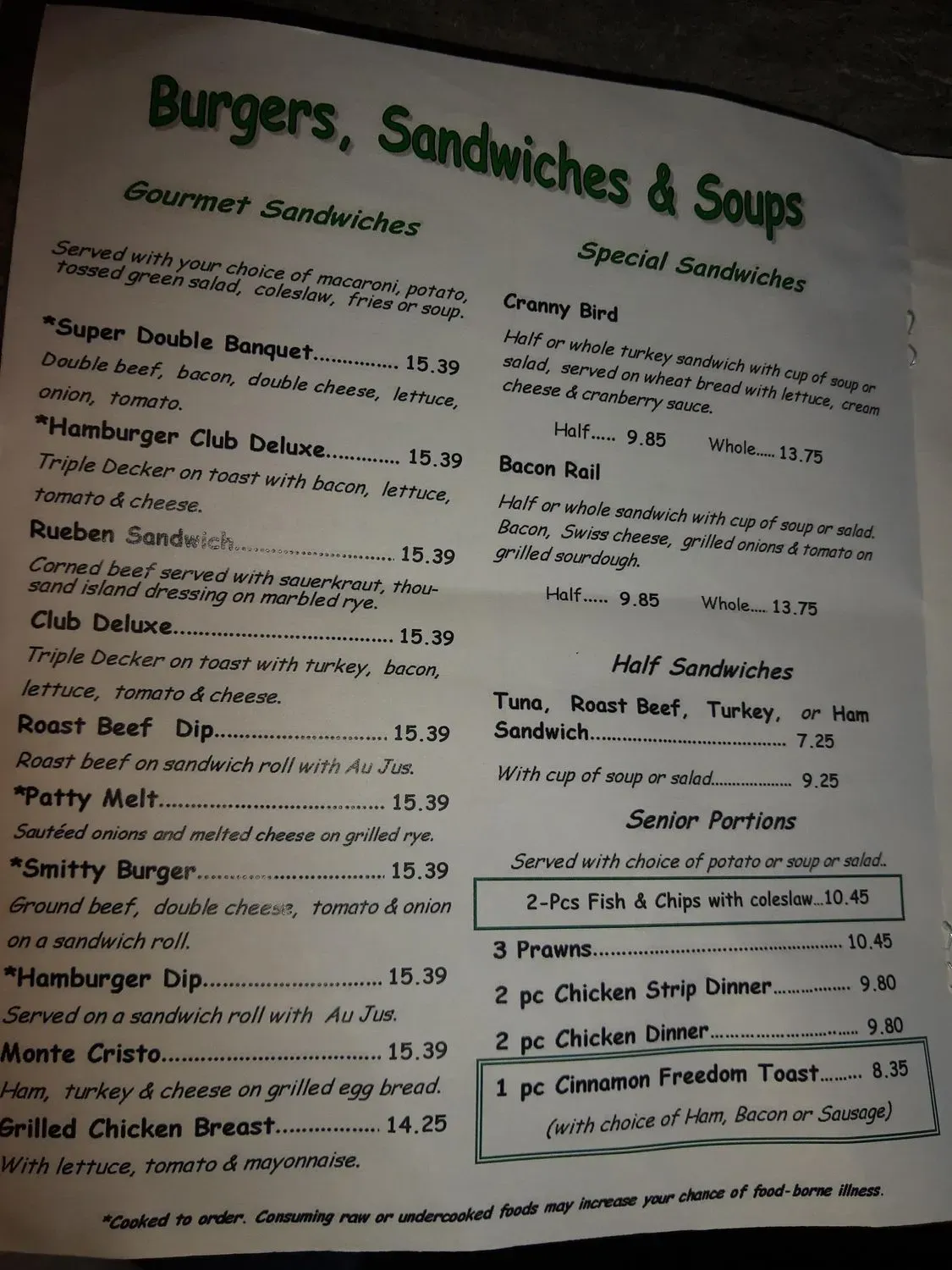 Menu 6