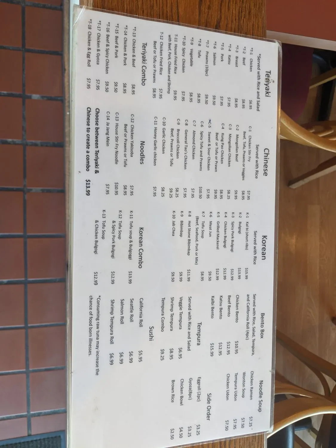 Menu 3