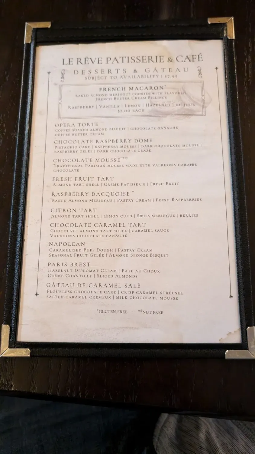 Menu 5