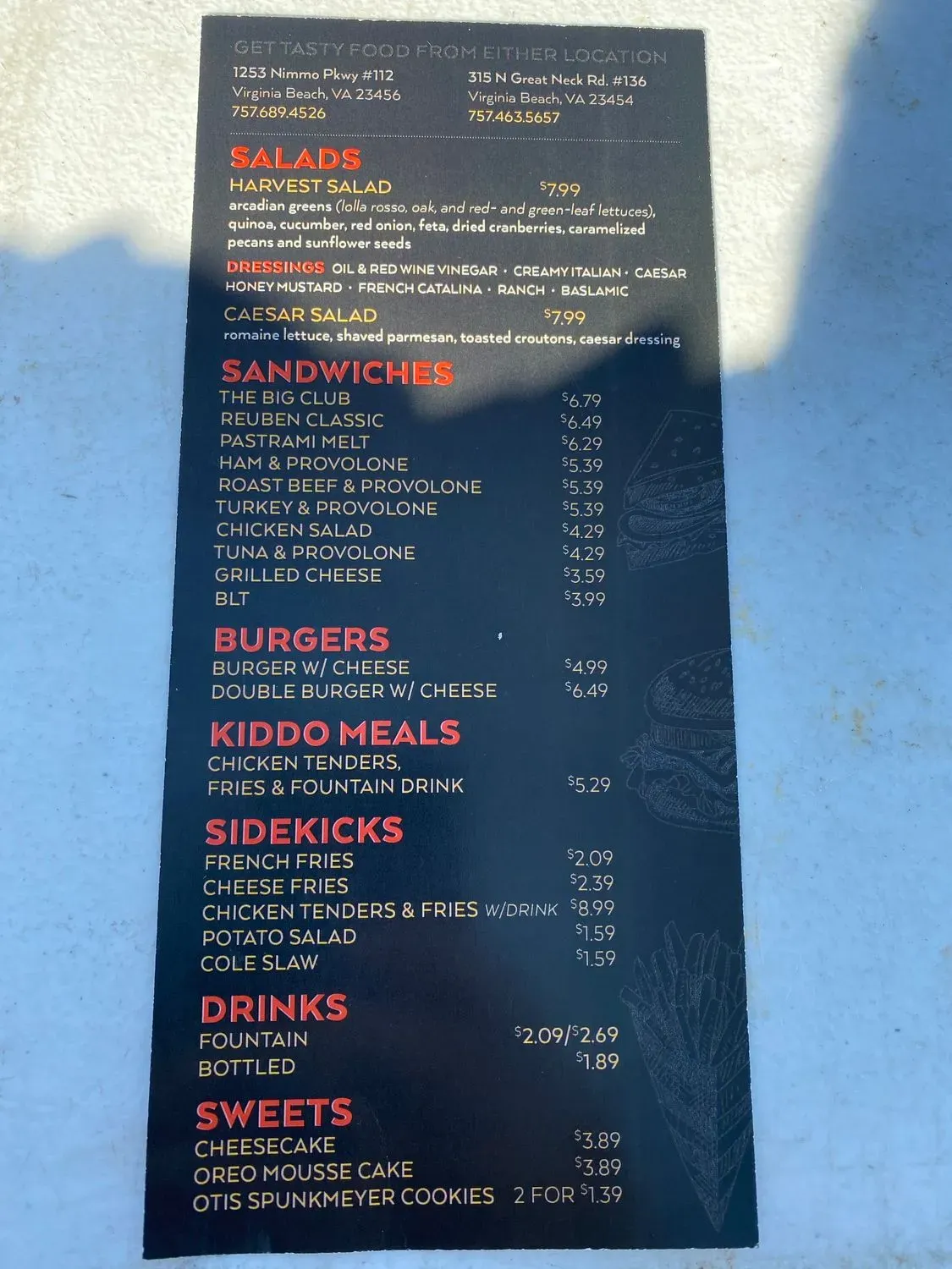 Menu 2