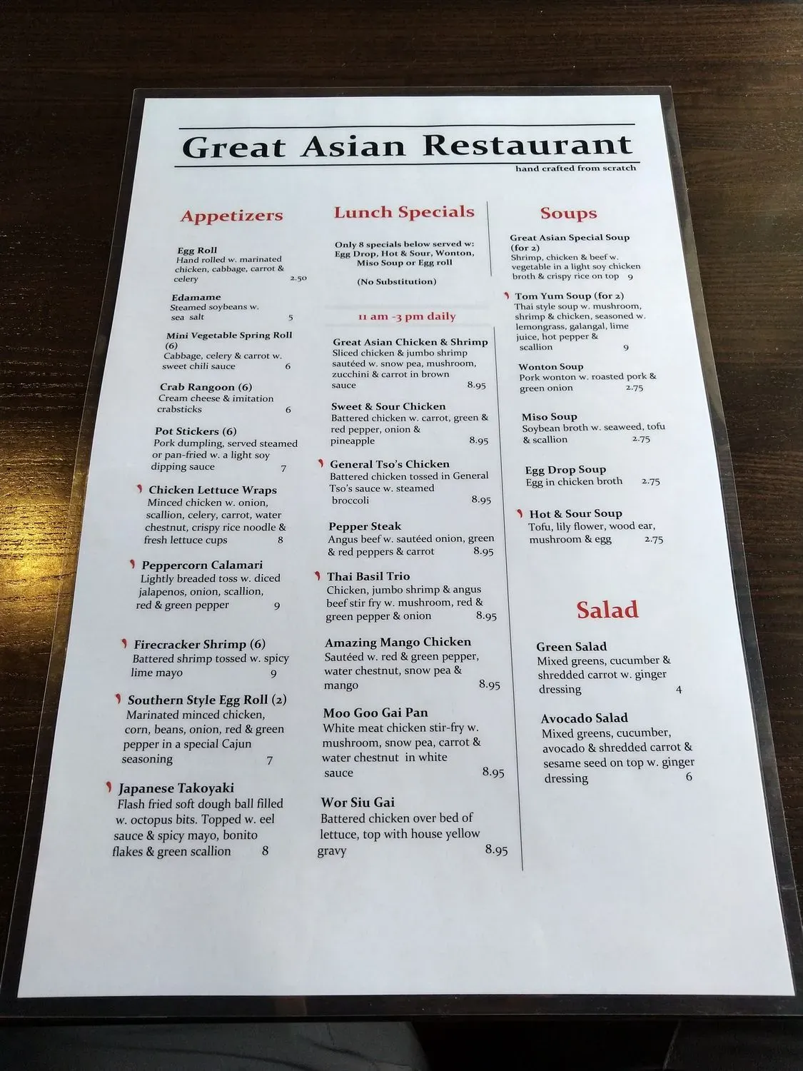 Menu 6