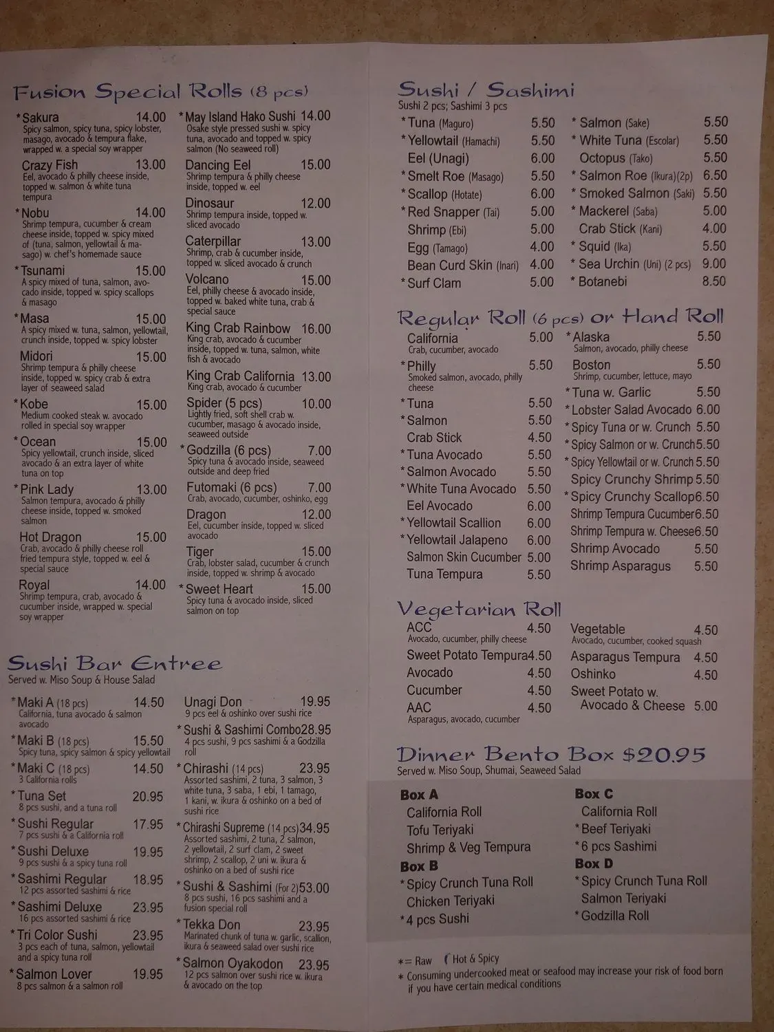 Menu 4