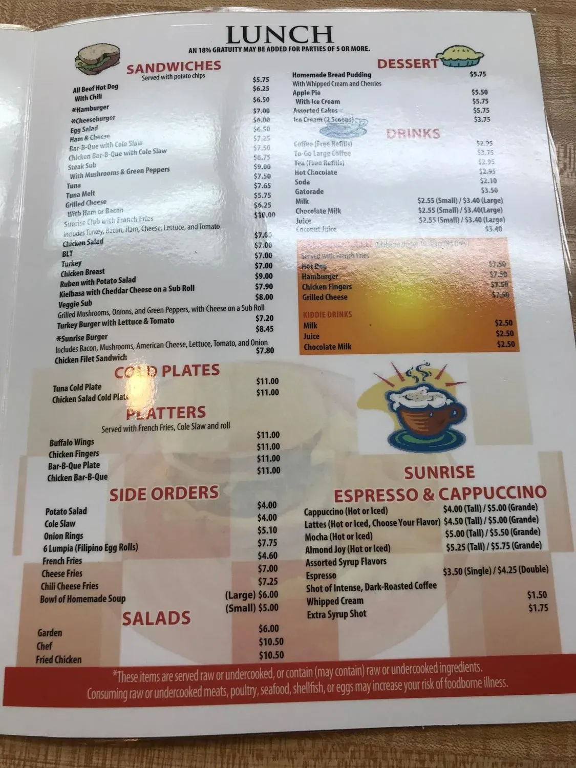 Menu 4