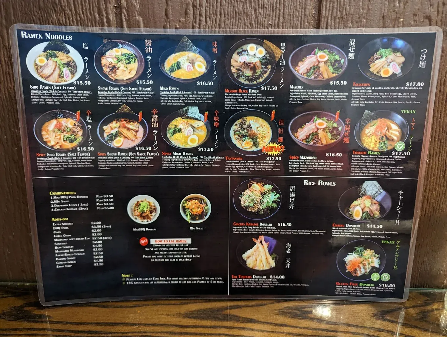 Menu 2