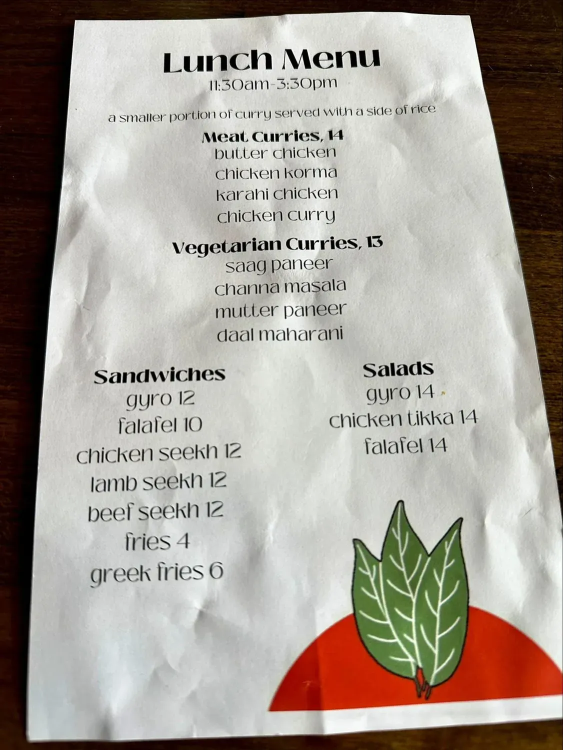 Menu 6