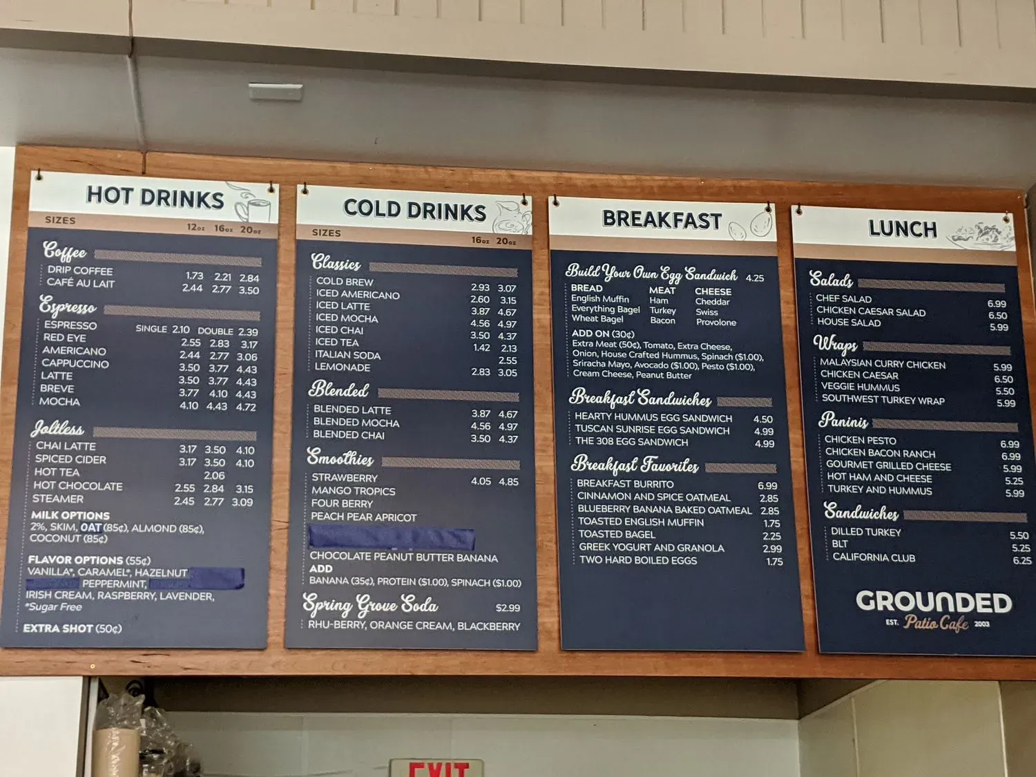 Menu 4