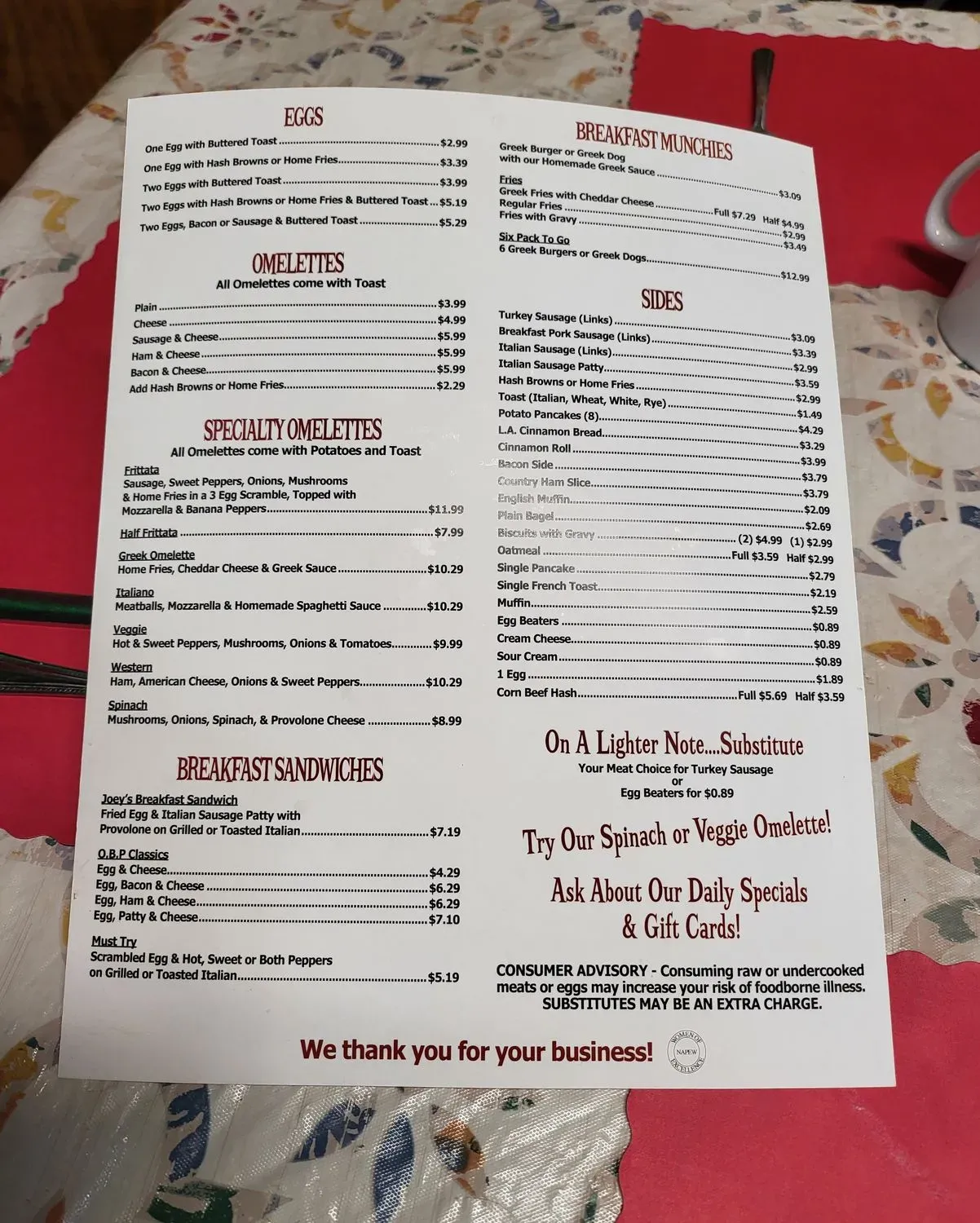 Menu 2