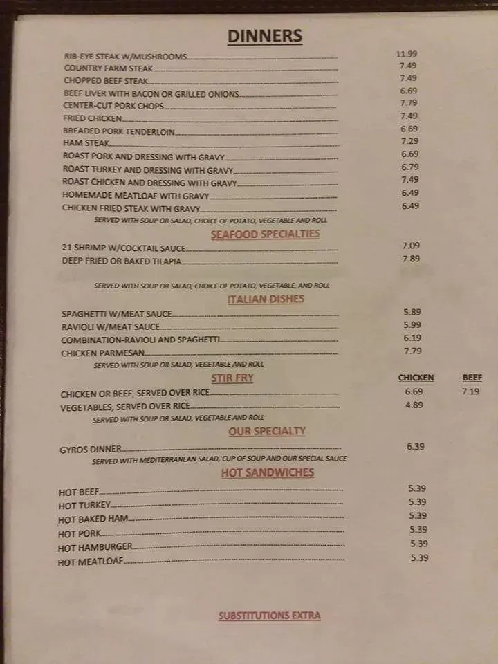 Menu 2