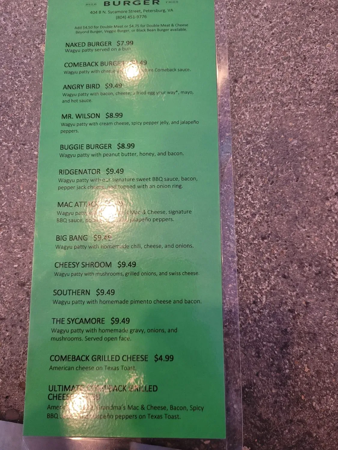 Menu 2